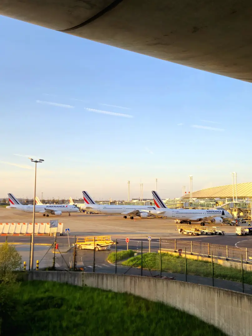 Vue du hub Air France à l'aéroport de Paris-Charles-de-Gaulle (2025)