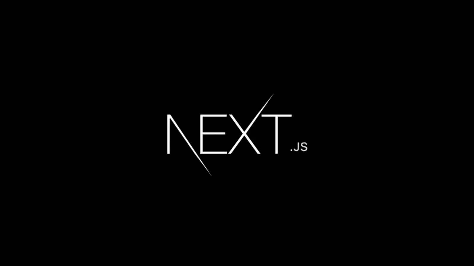 Logo officiel du framework JavaScript NextJS