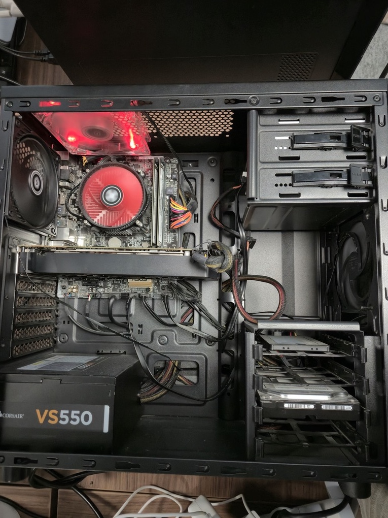 L'ordinateur durant l'un de mes démontages