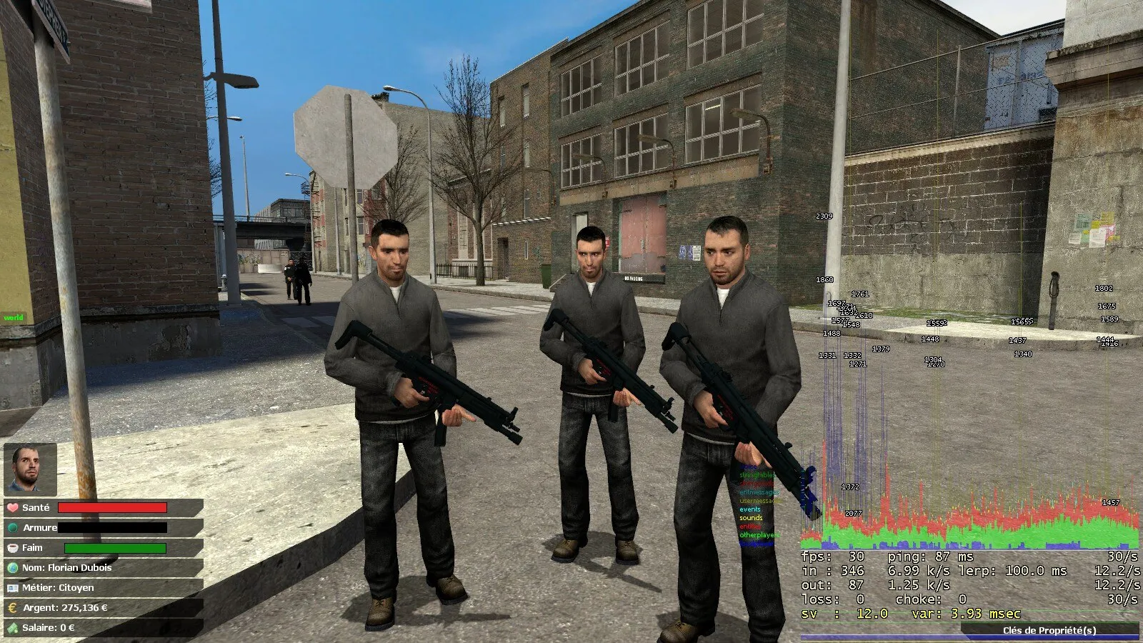Capture d'écran de plusieurs agents de la Brigade Anti-Criminalité (B.A.C) (2016)