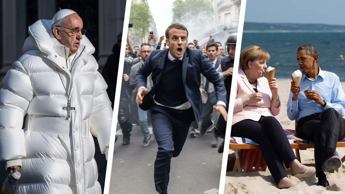 Exemples d'images fictives générées par Midjourney